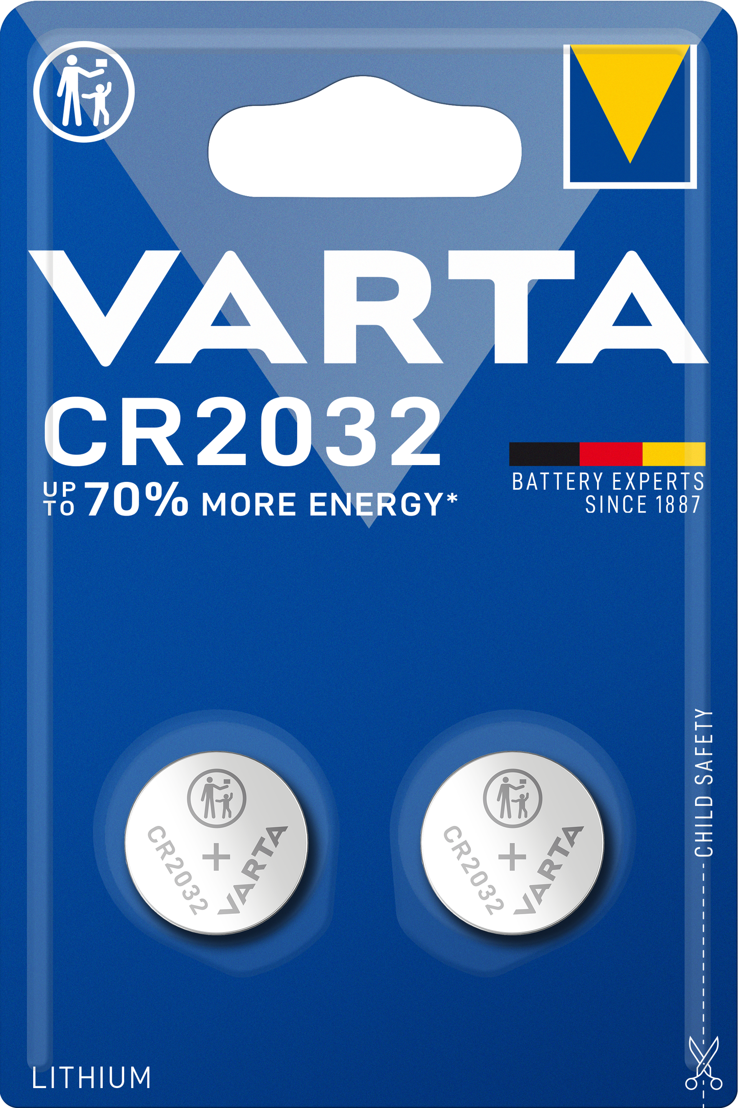 Varta-Batterien, CR2032, Satz 2 Stück