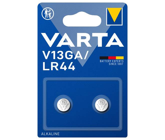 Varta-Batterien, V13GA / LR44, Satz 2 Stück