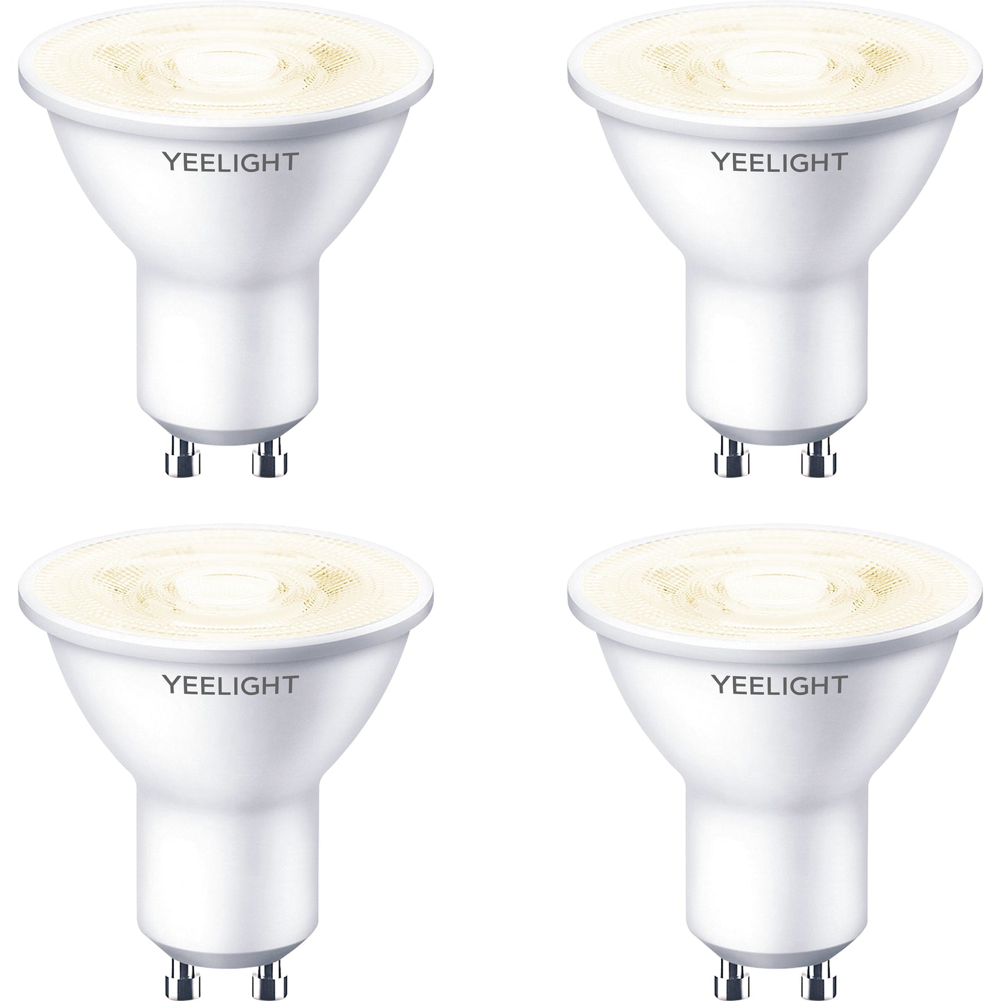 LED-Lampe Yeelight W1, Wi-Fi, GU10, 4.8W, 2700K, 350lm, Set 4 Stück YLDP004