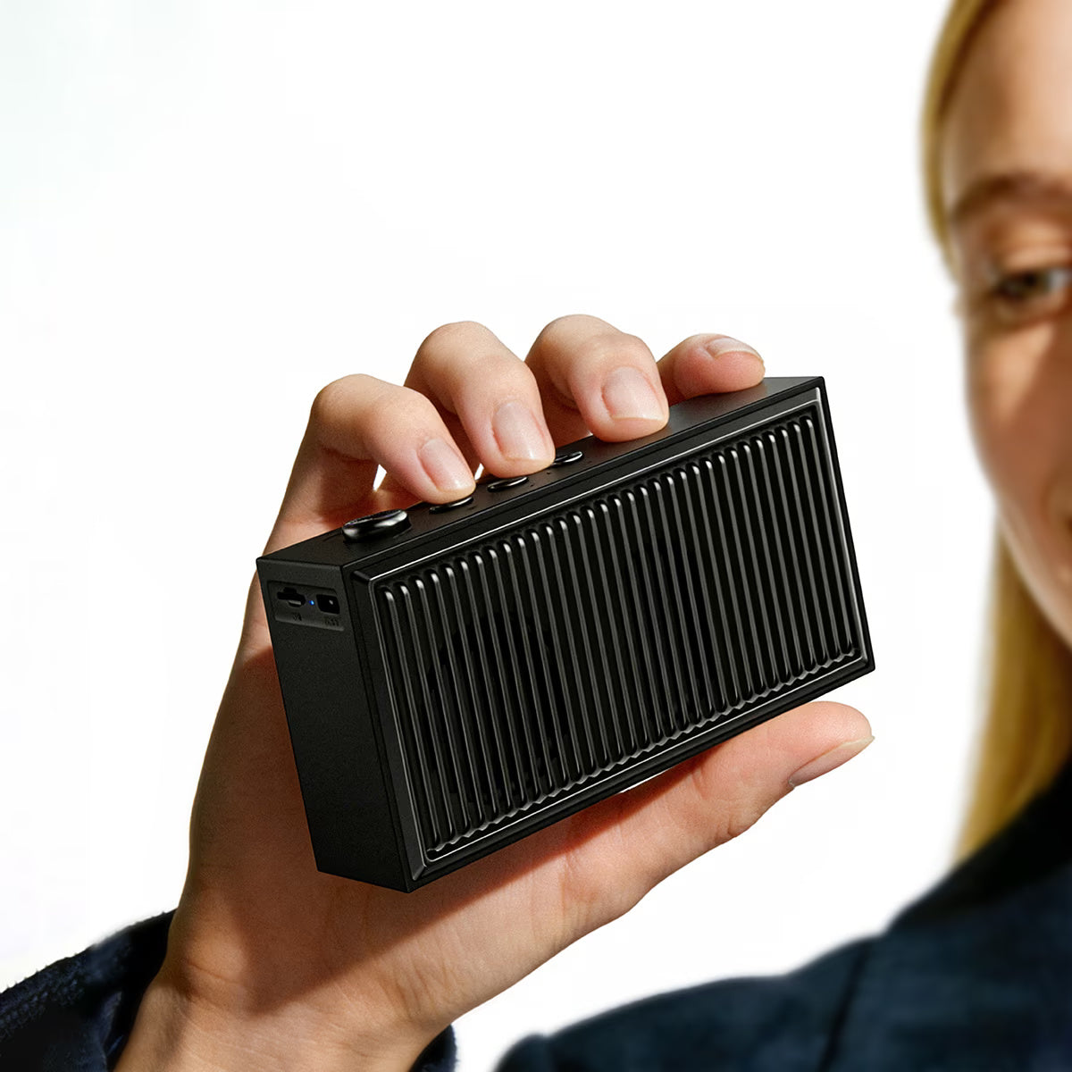Bluetooth-Lautsprecher Acefast K9 Go, 7W, TWS, RGB, wasserdicht, Schwarz