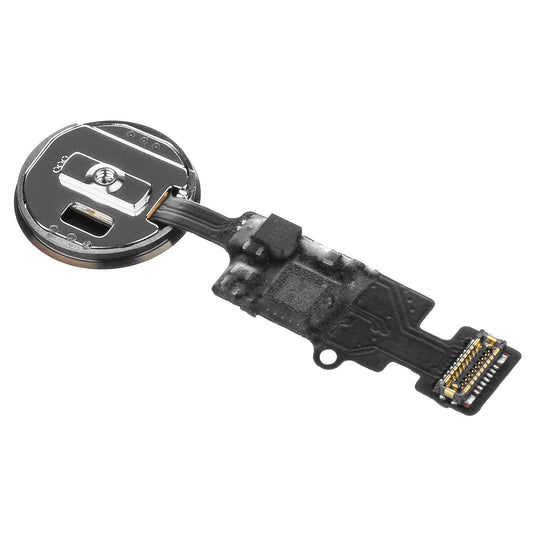 Apple iPhone 8 / 8 Plus / 7 / 7 Plus Menütasten-Baugruppe, OEM, mit Band, Schwarz