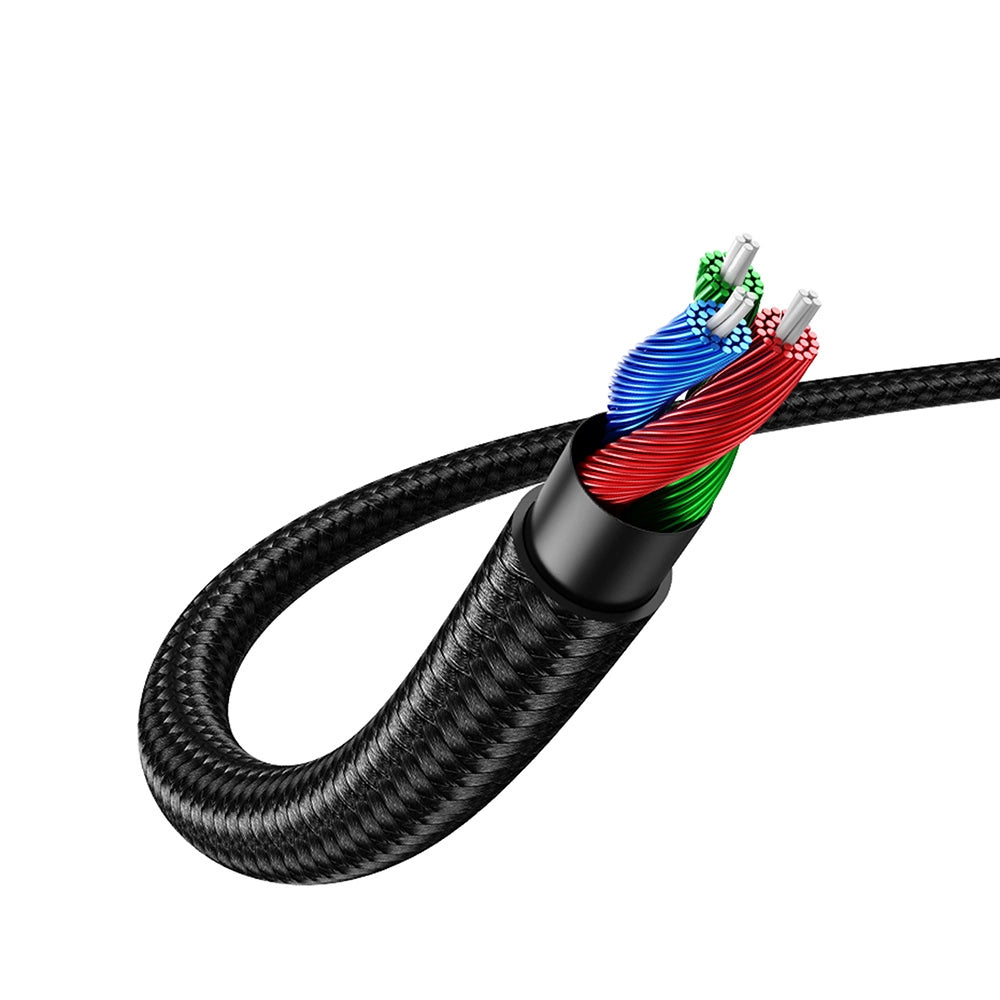 Audio Kabel 3.5mm - 3.5mm UGREEN AV112 Angled, 1m, Blau