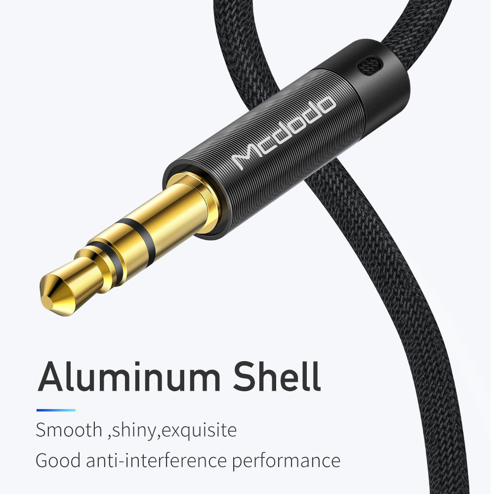 Audio Cable 3.5mm - 3.5mm McDodo CA-6640, 1.2m, Black