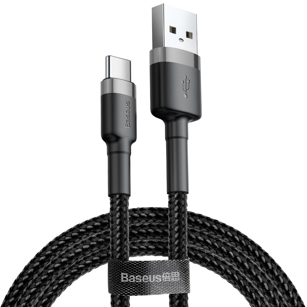 Daten- und Ladekabel USB-A - USB-C Baseus Cafule, 60W, 1m, Grau CATKLF-BG1
