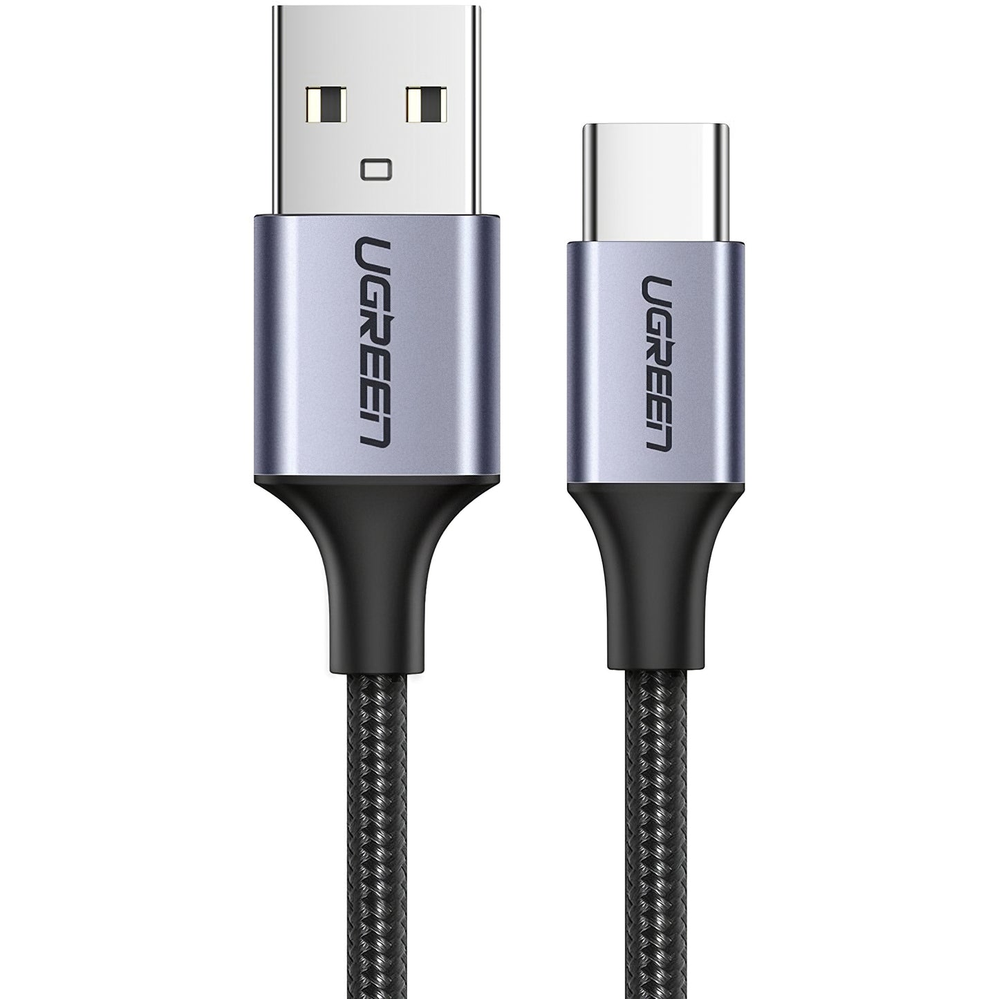 USB-A - USB-C Daten- und Ladekabel UGREEN US288, 18W, 1m, Schwarz