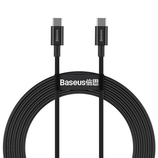 USB-C Daten- und Ladekabel - USB-C Baseus Superior Series, 100W, 1m, Schwarz CATYS-B01