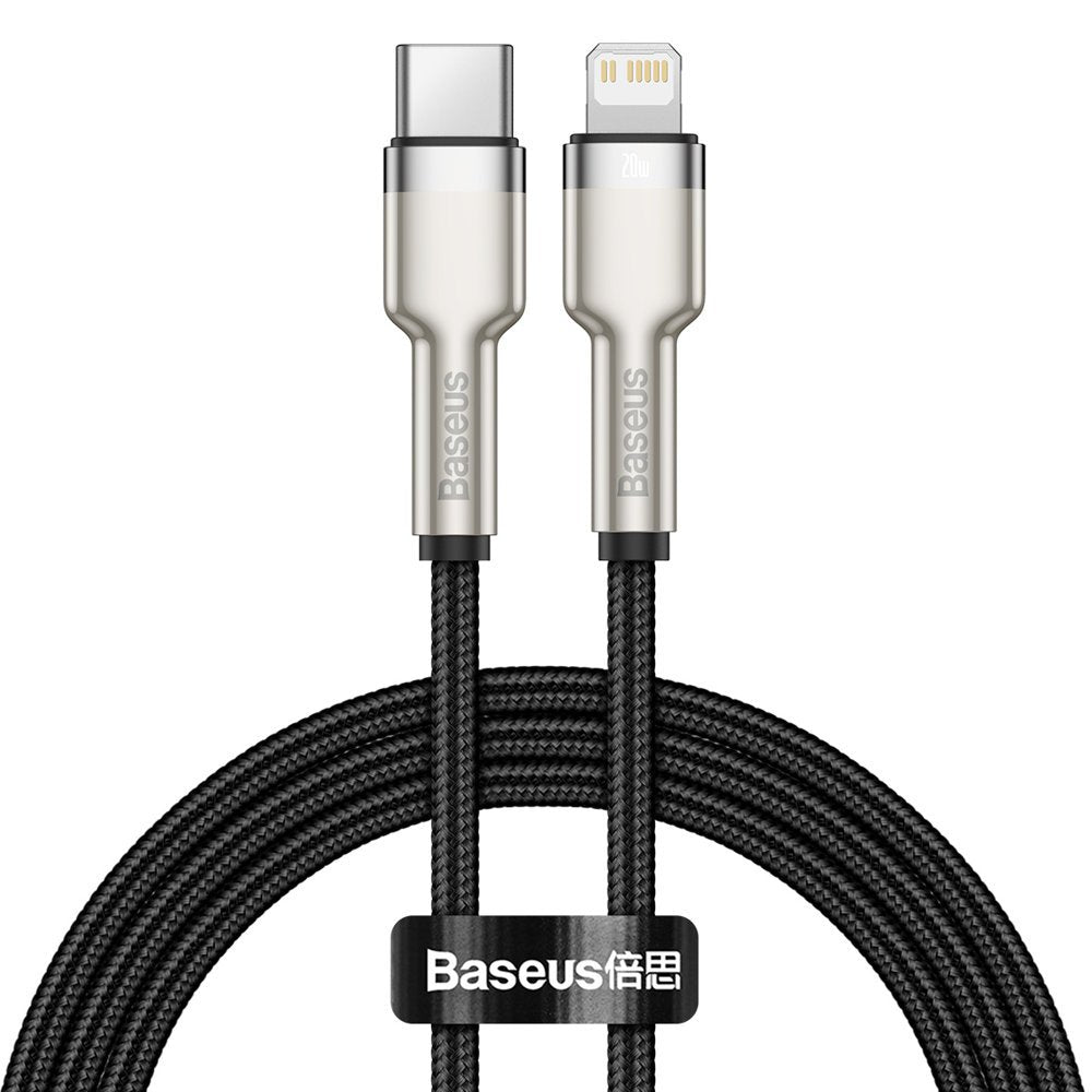 Baseus Cafule Metal Series USB-C auf Lightning Kabel 20W 1m | Schwarz