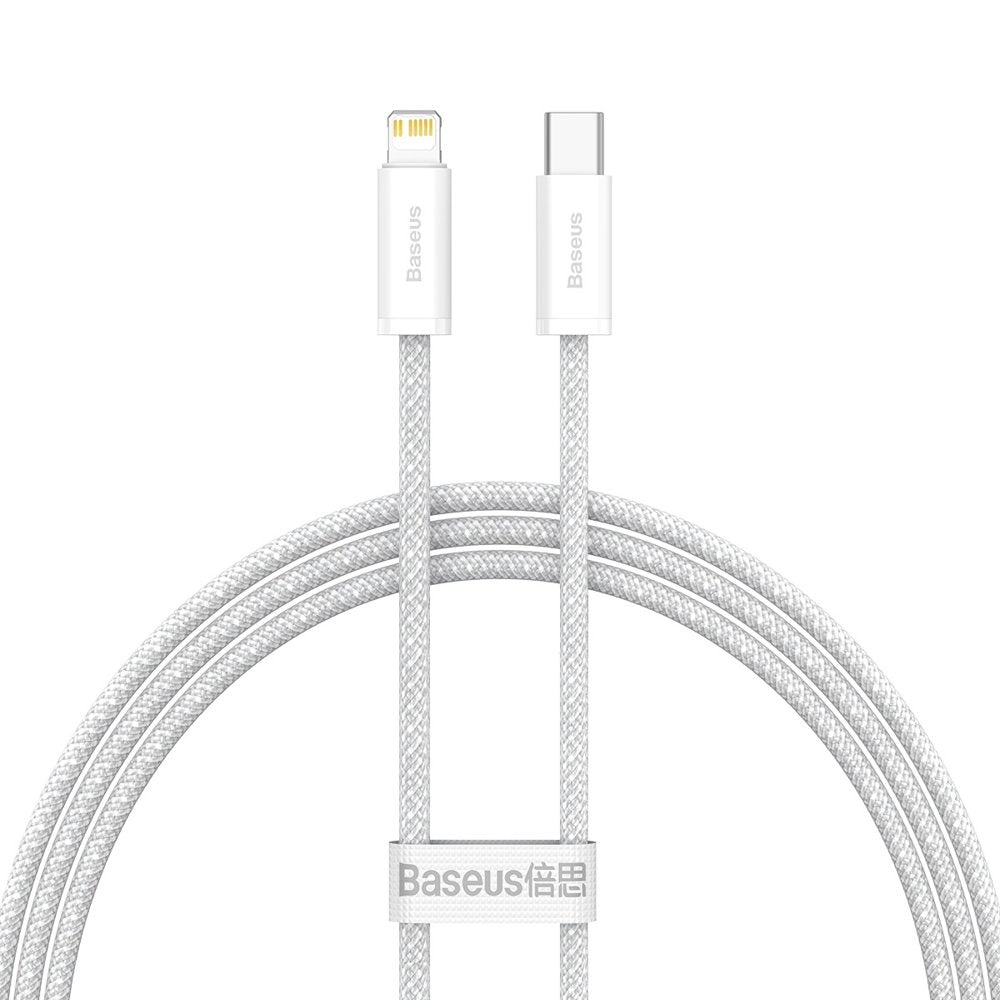 USB-C - Lightning Baseus Dynamic Fast Charging Daten- und Ladekabel, 20W, 1m, Weiß CALD000002