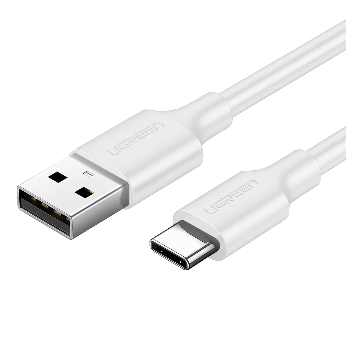 USB-A - USB-C Daten- und Ladekabel UGREEN US287, 18W, 1,5m, Weiß