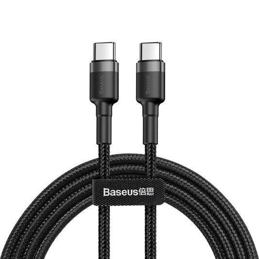 USB-C Daten- und Ladekabel - USB-C Baseus Cafule, 60W, 1m, Schwarz CATKLF-GG1 CATKLF-GG1