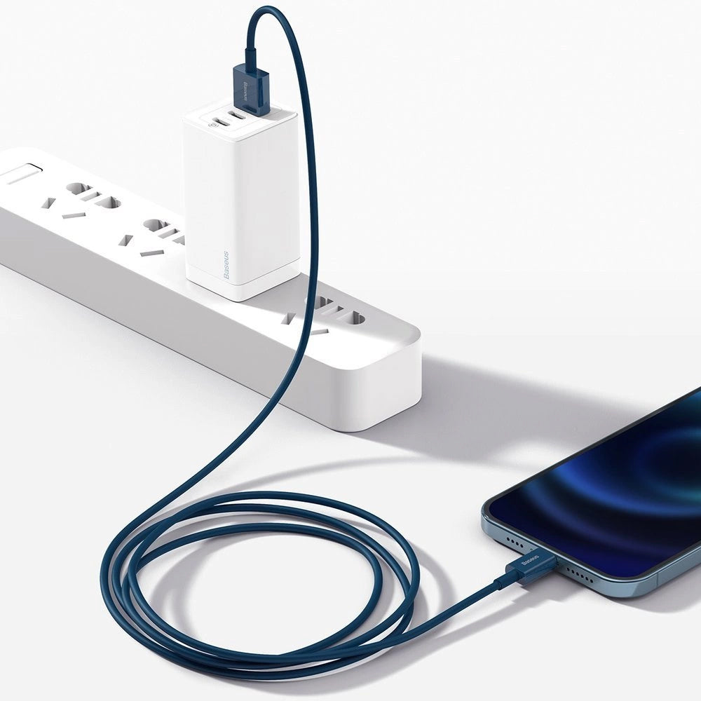 Daten- und Ladekabel USB-A - Lightning Baseus Superior Series, 20W, 1m, Blau CALYS-A03