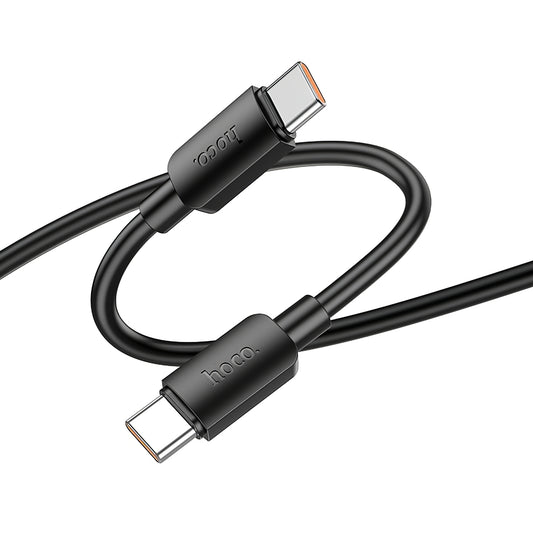 USB-C Data and Charging Cable - USB-C HOCO X96, 100W, 1m, Black