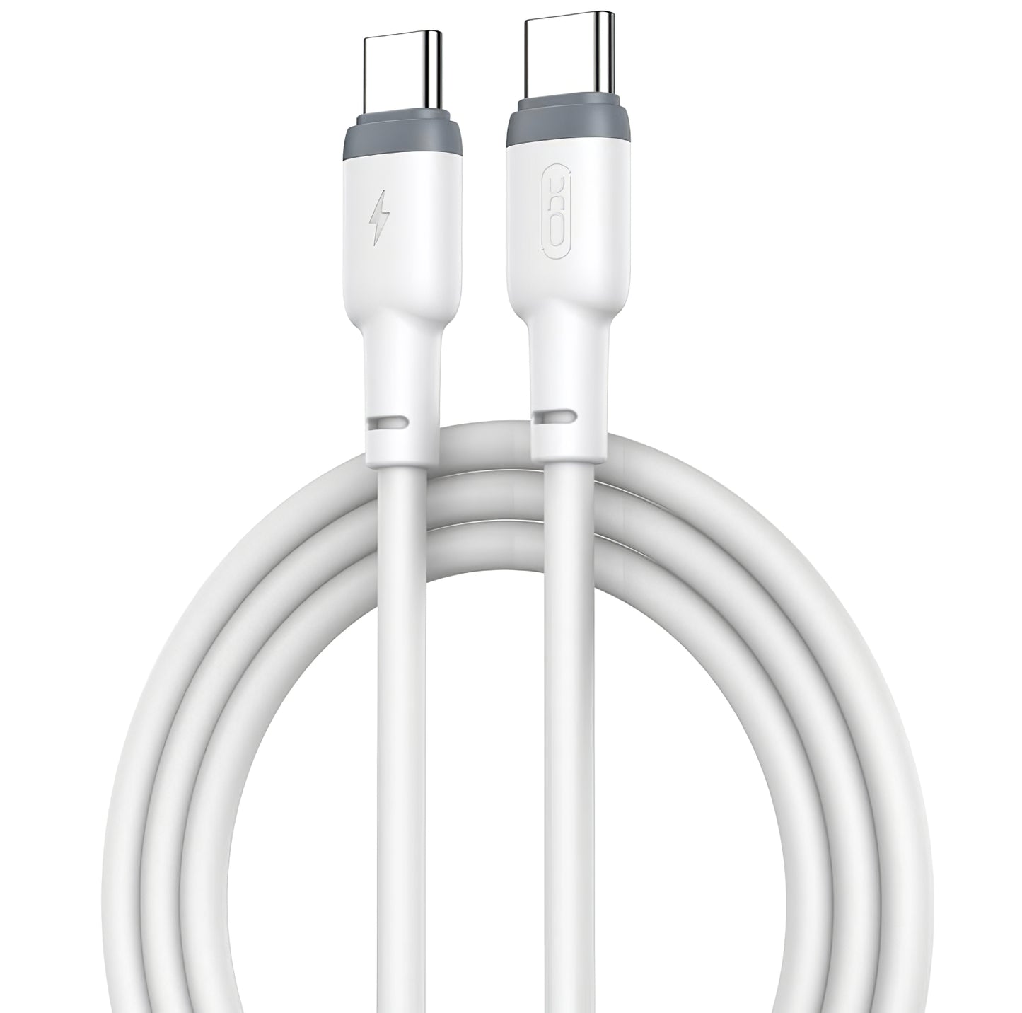 USB-C Daten- und Ladekabel - USB-C XO Design NB208B, 60W, 1m, Weiß