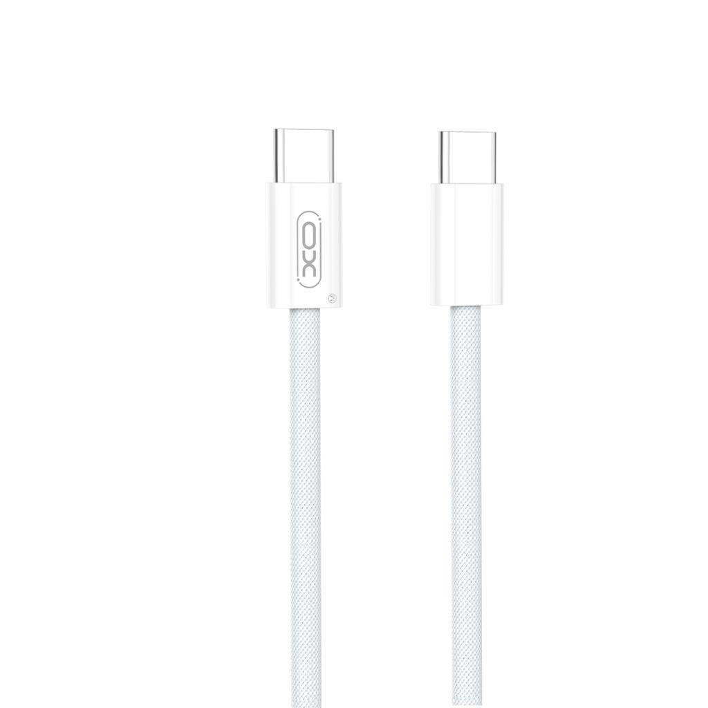 Daten- und Ladekabel USB-C - USB-C XO Design NB-Q260B, 60W, 1,5m, Weiß