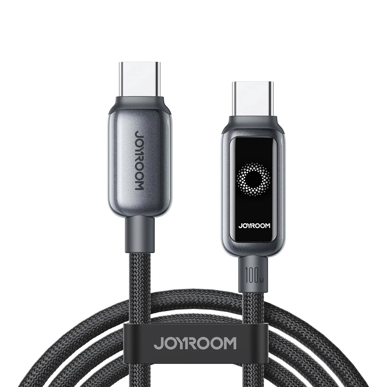 USB-C Daten- und Ladekabel - USB-C Joyroom S-A55 StarFlight Display, 100W, 1.2m, Schwarz