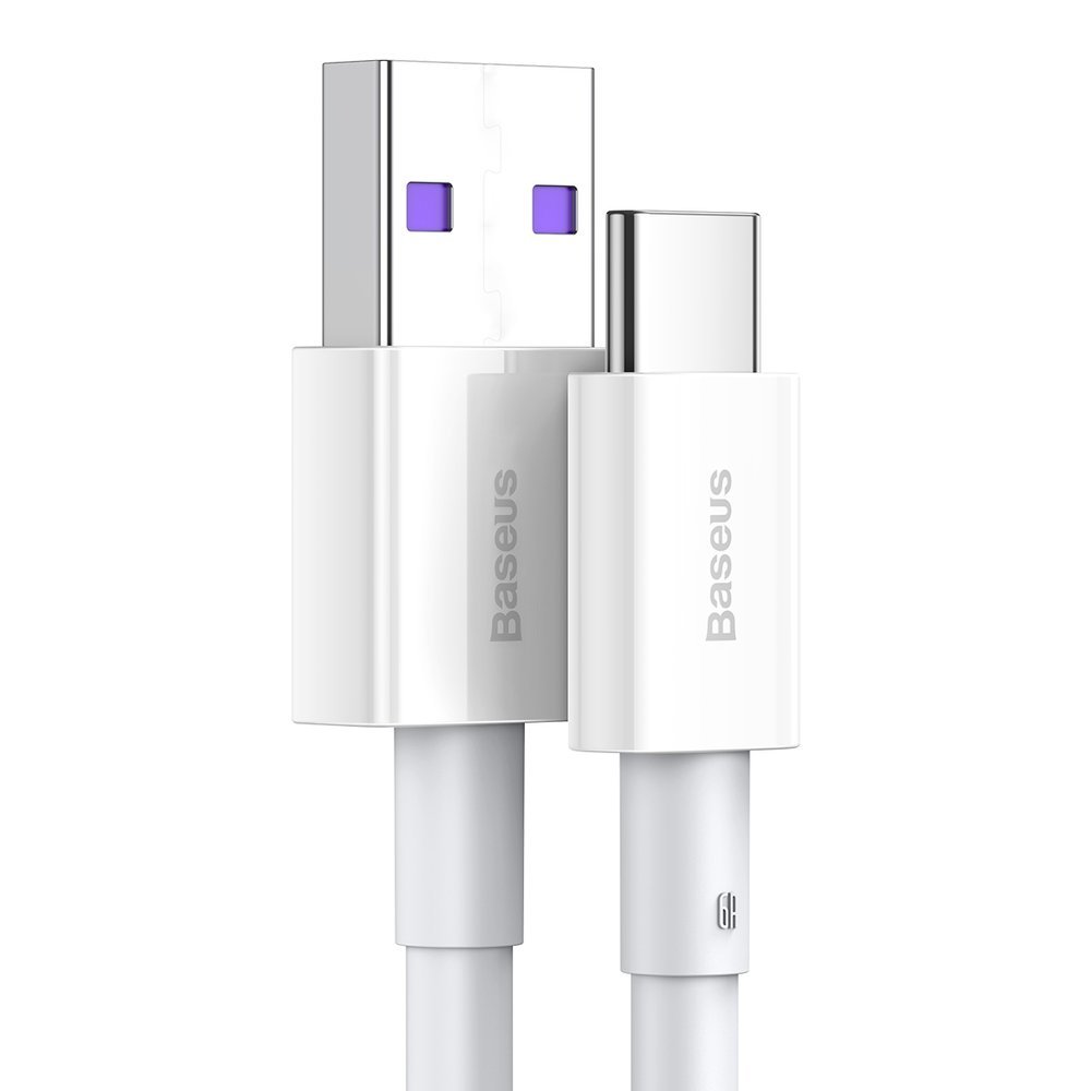 Daten- und Ladekabel USB-A - USB-C Baseus Superior Series, 66W, 2m, Weiß CATYS-A02