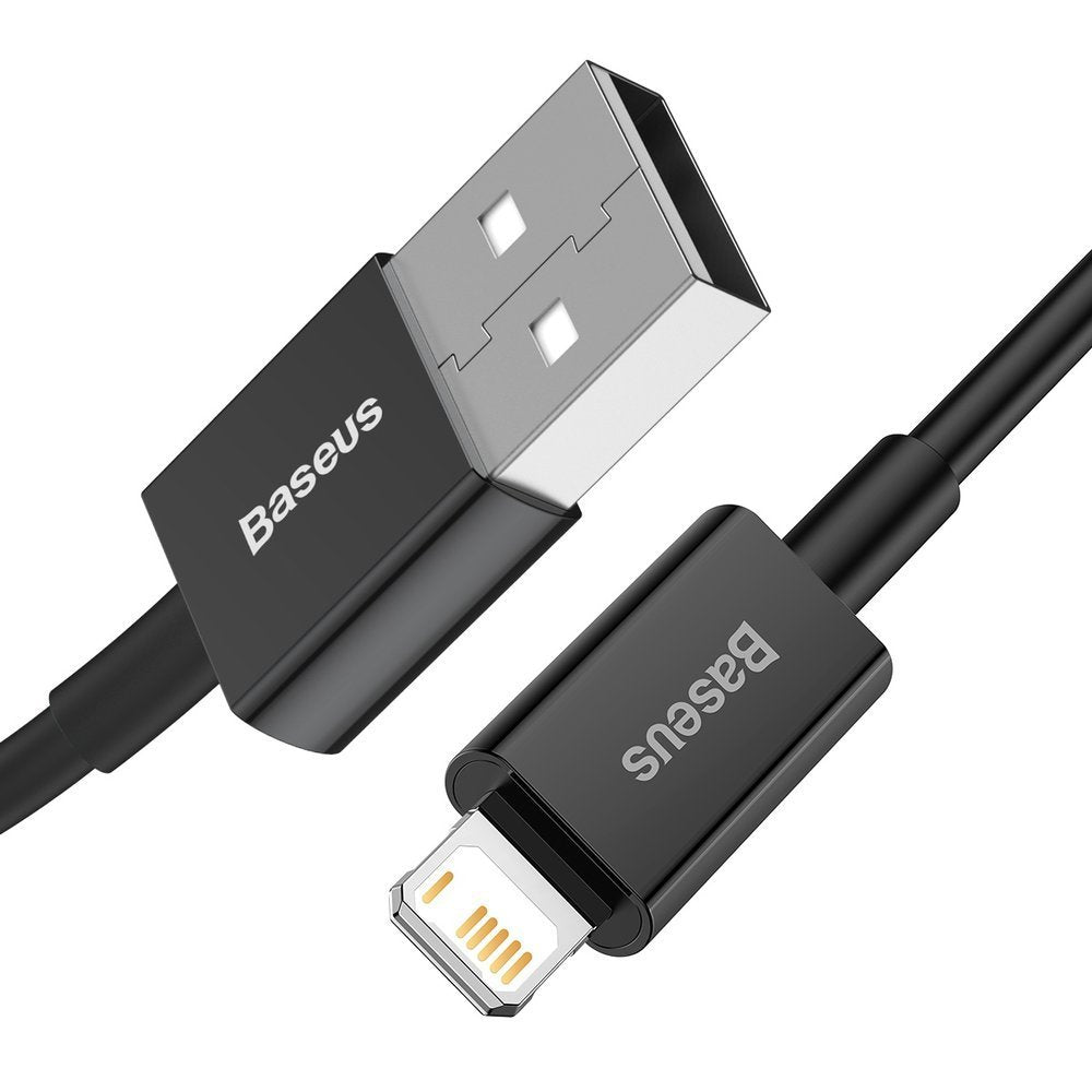 Baseus Superior Series USB-A auf Lightning Kabel 20W 1m | Schwarz | Nylon