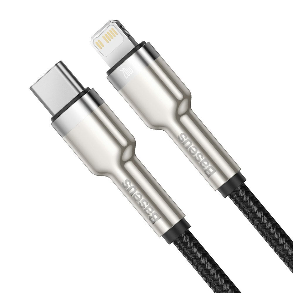 Baseus Cafule Metal Series USB-C auf Lightning Kabel 20W 1m | Schwarz