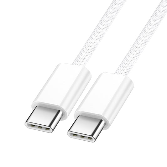 USB-C Daten- und Ladekabel - USB-C BWOO BO-X284, 60W, 2m, Weiß
