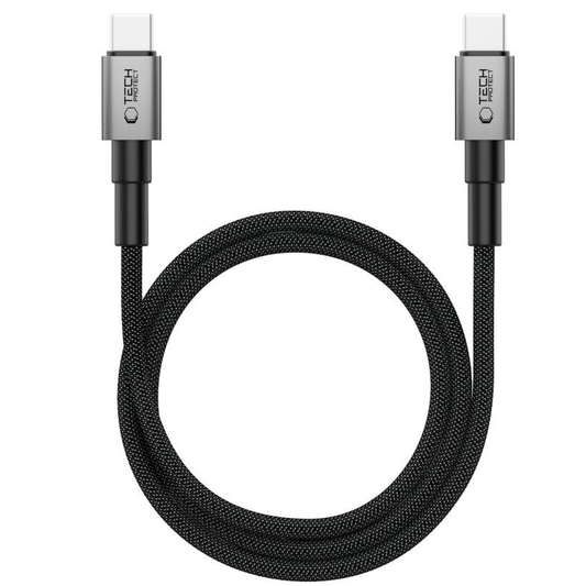 USB-C Daten- und Ladekabel - USB-C Tech-Protect Ultraboost DNA MagTwist, 100W, 2m, Grau