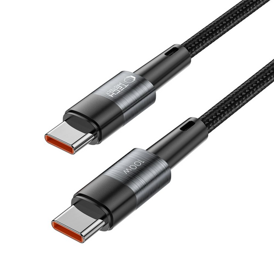 USB-C Daten- und Ladekabel - USB-C Tech-Protect Ultraboost, 100W, 0,25m, Grau