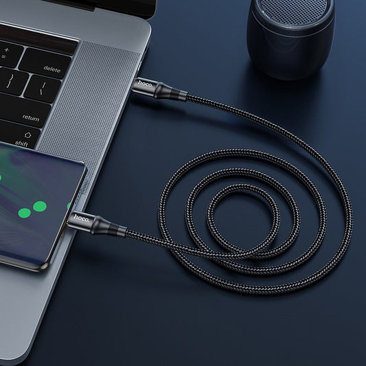 USB-C Daten- und Ladekabel - USB-C HOCO X50, 100W, 1m, Schwarz
