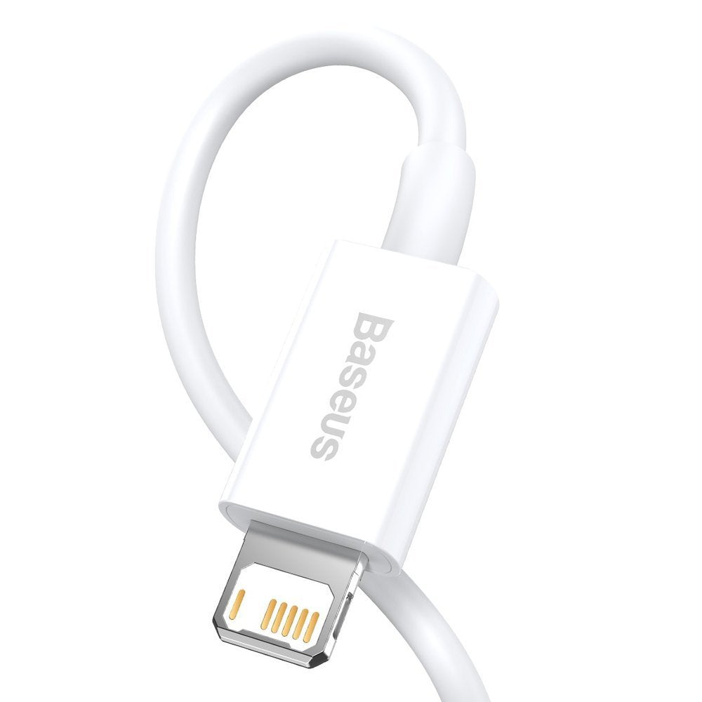 Data and Charging Cable USB-A - Lightning Baseus Superior Series, 20W, 2m, White CALYS-C02