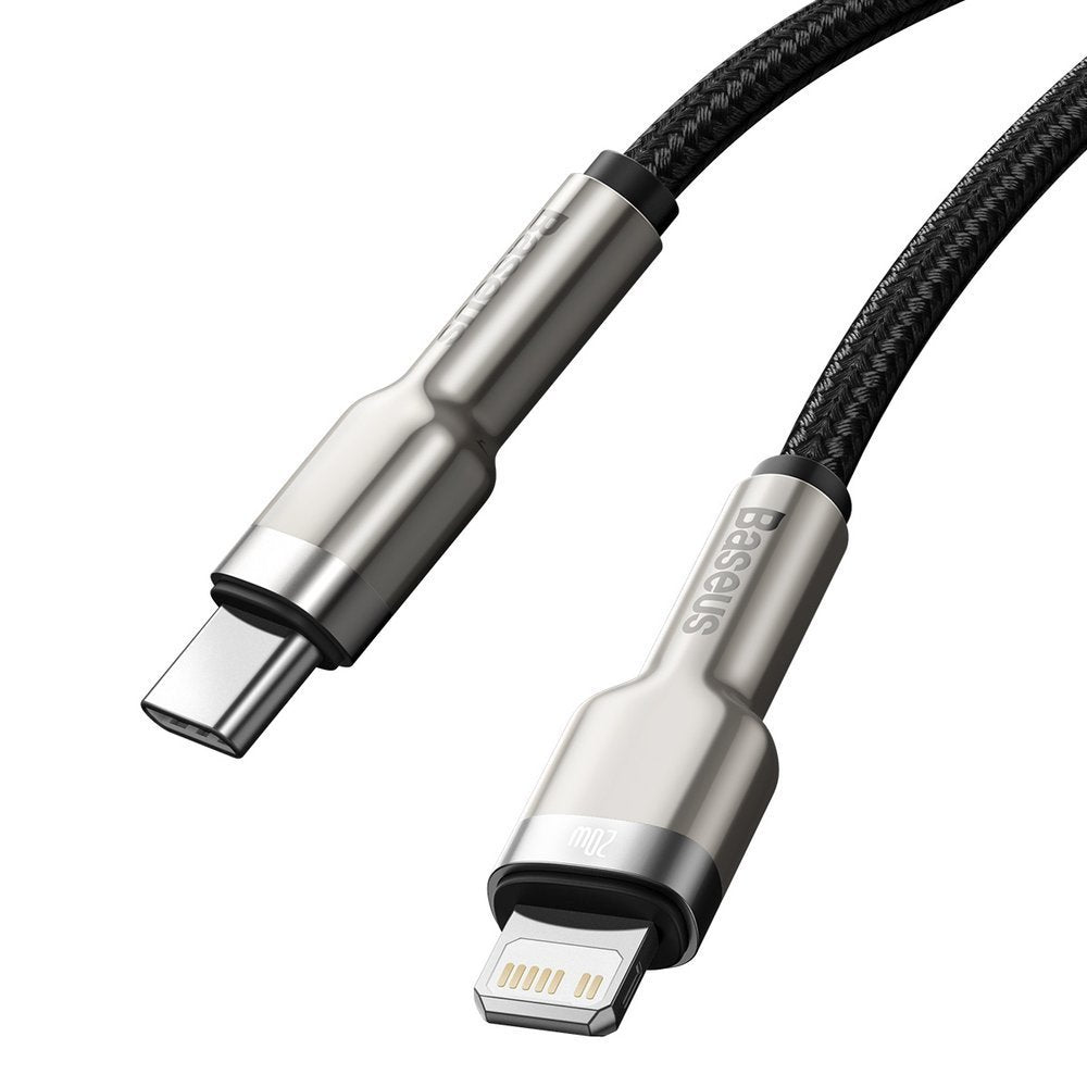 Baseus Cafule Metal Series USB-C auf Lightning Kabel 20W 1m | Schwarz
