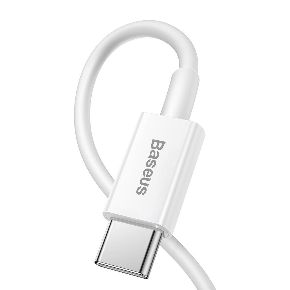 USB-C to Lightning Data and Charging Cable Baseus Superior Series, 20W, 0.25m, White CATLYS-02