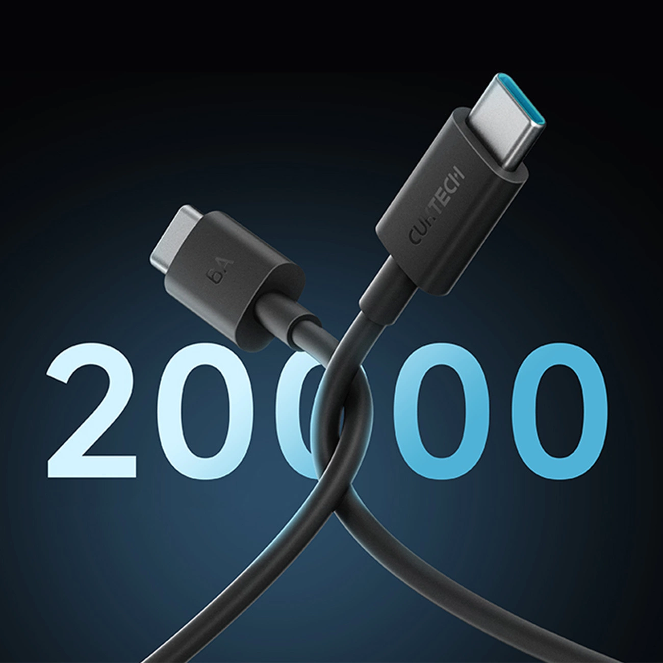 USB-C Daten- und Ladekabel - USB-C Cuktech, 240W, 1,5m, Schwarz CKCTC615NCBK