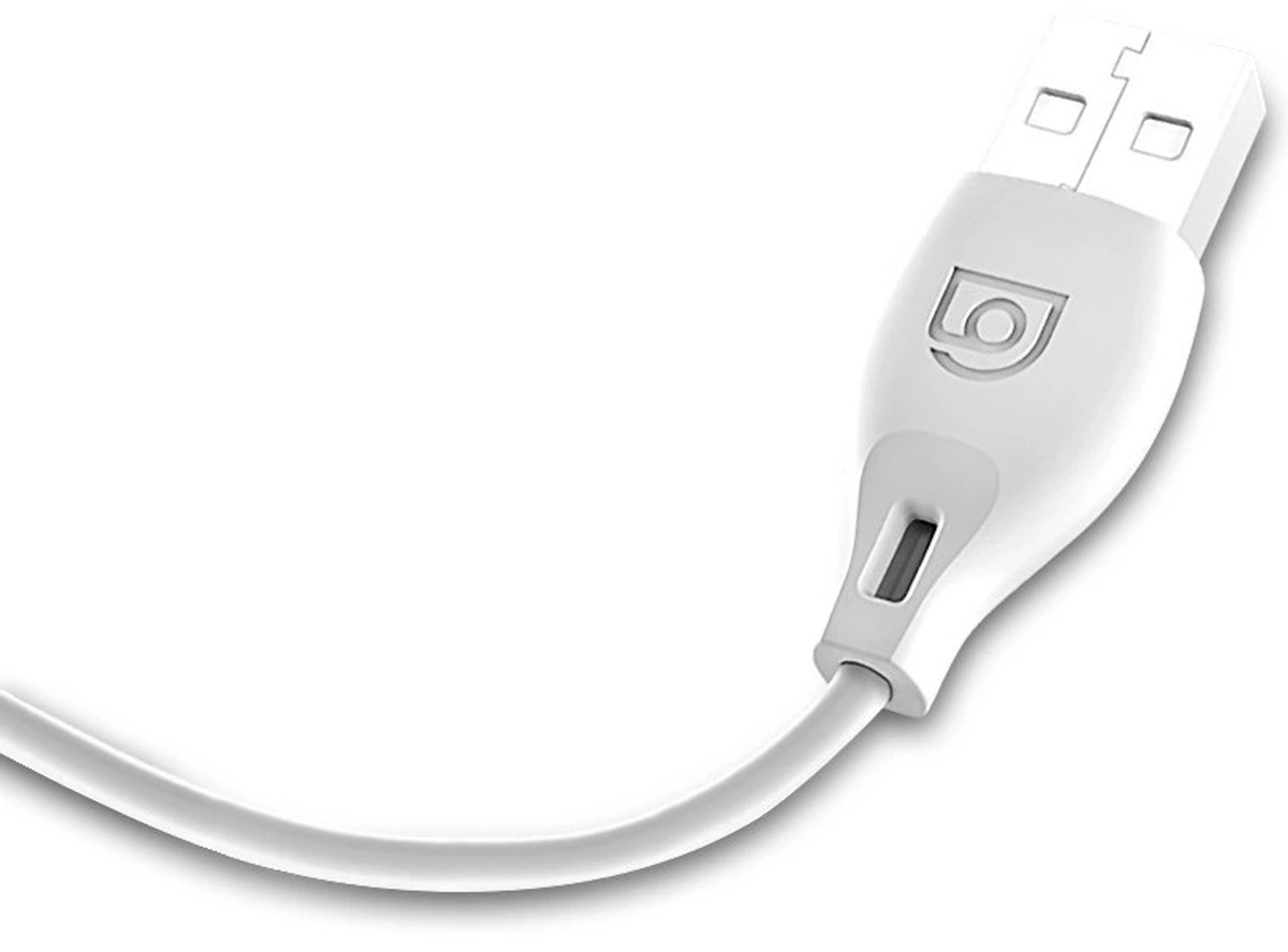 Daten- und Ladekabel USB-A - microUSB Dudao L4M, 18W, 1m, Weiß