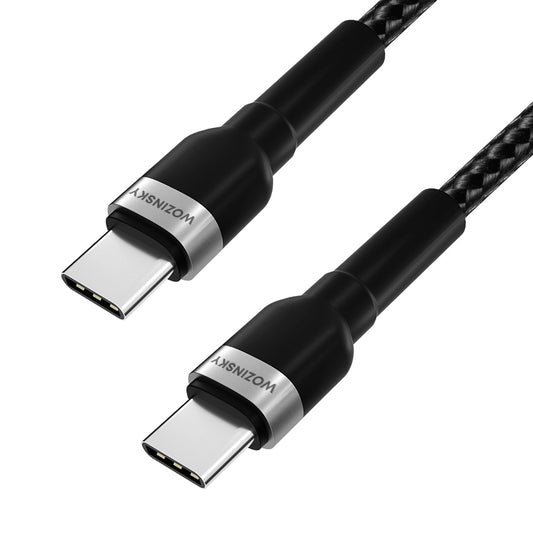 USB-C Daten- und Ladekabel - USB-C WZK WNBCC2, 65W, 2m, Schwarz