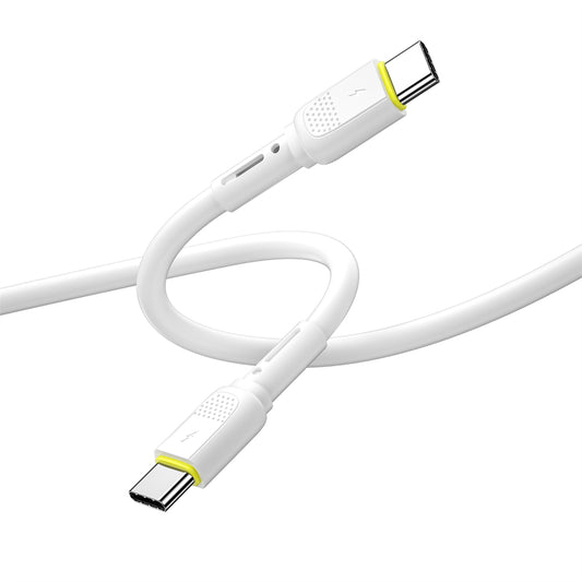 Daten- und Ladekabel USB-C - USB-C WiWu Wi-C034, 60W, 1.2m, Weiß