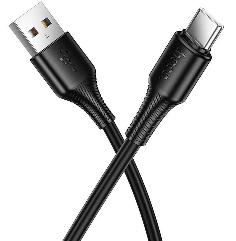 Daten- und Ladekabel USB-A - USB-C HOCO X120, 60W, 1m, Schwarz