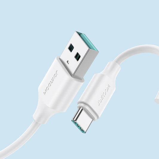 USB-A to USB-C Data and Charging Cable Joyroom S-A9, 20W, 2m, White