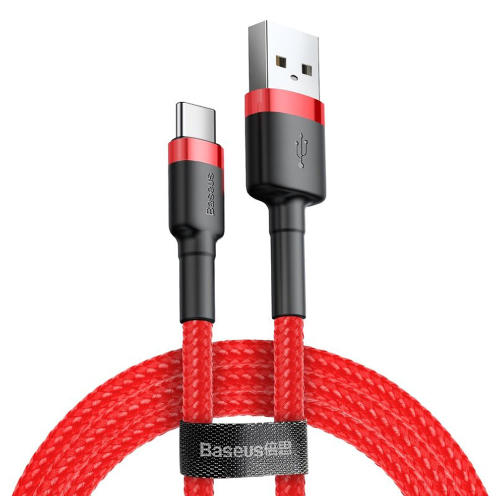 Daten- und Ladekabel USB-A - USB-C Baseus Cafule, 18W, 2m, Rot CATKLF-C09