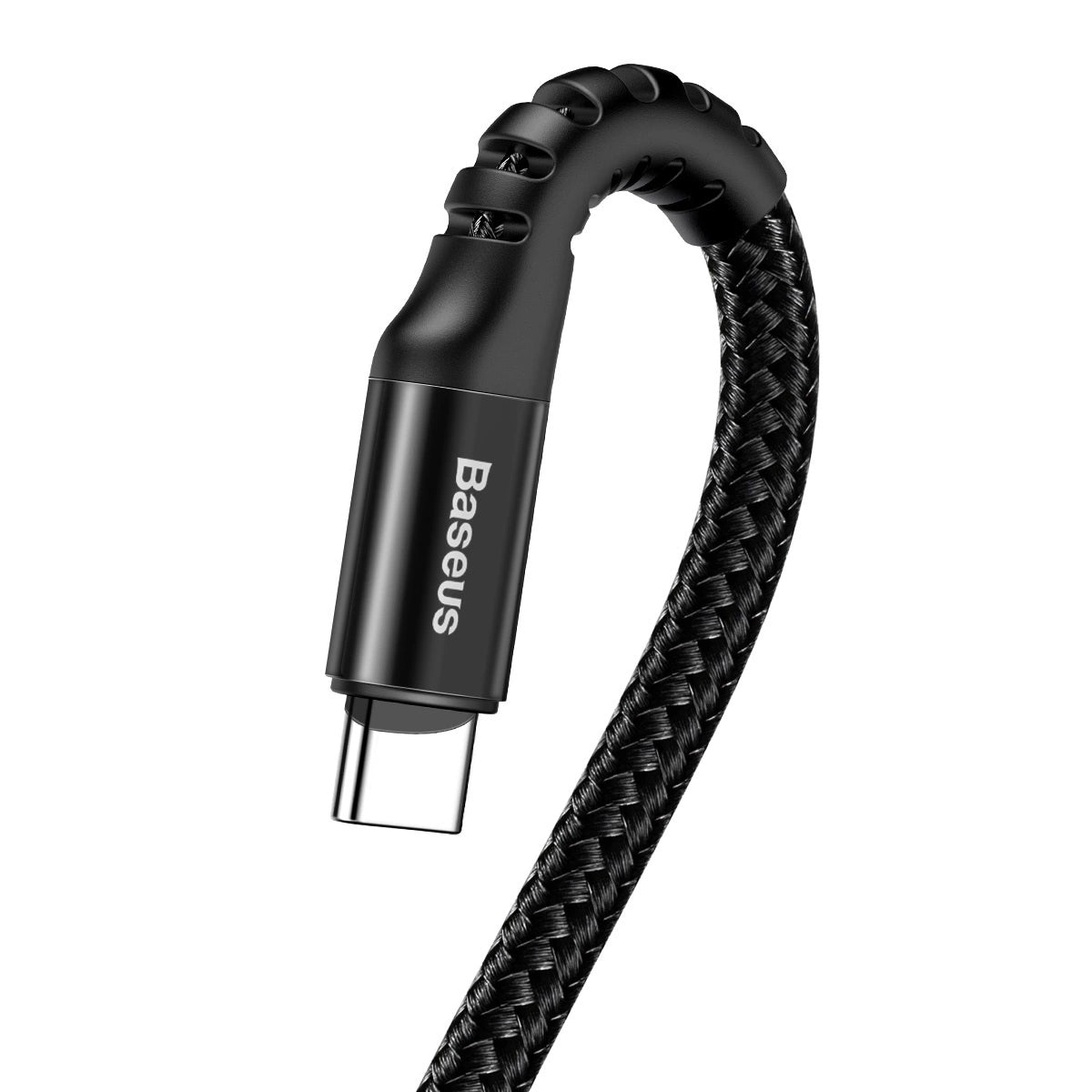 Daten- und Ladekabel USB-A - USB-C Baseus Fish Eye Spring, 18W, 1m, Schwarz CATSR-01 CATSR-01