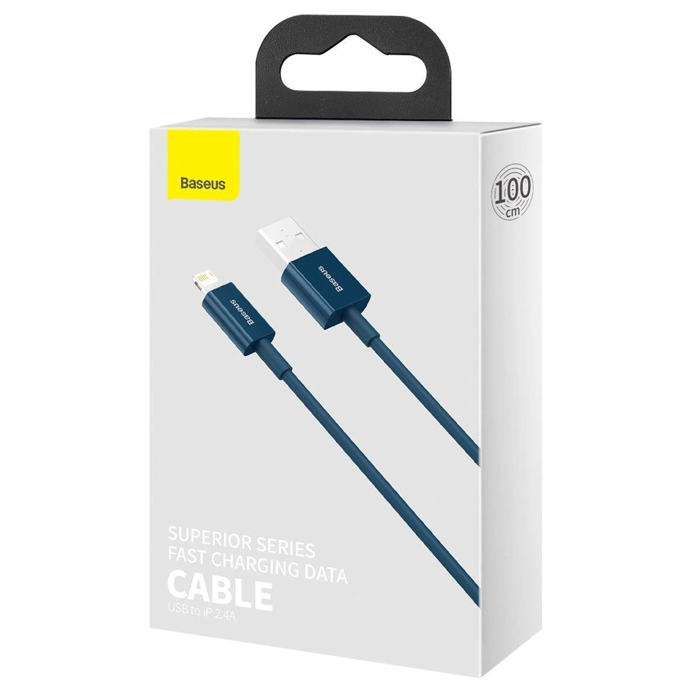 Daten- und Ladekabel USB-A - Lightning Baseus Superior Series, 20W, 1m, Blau CALYS-A03