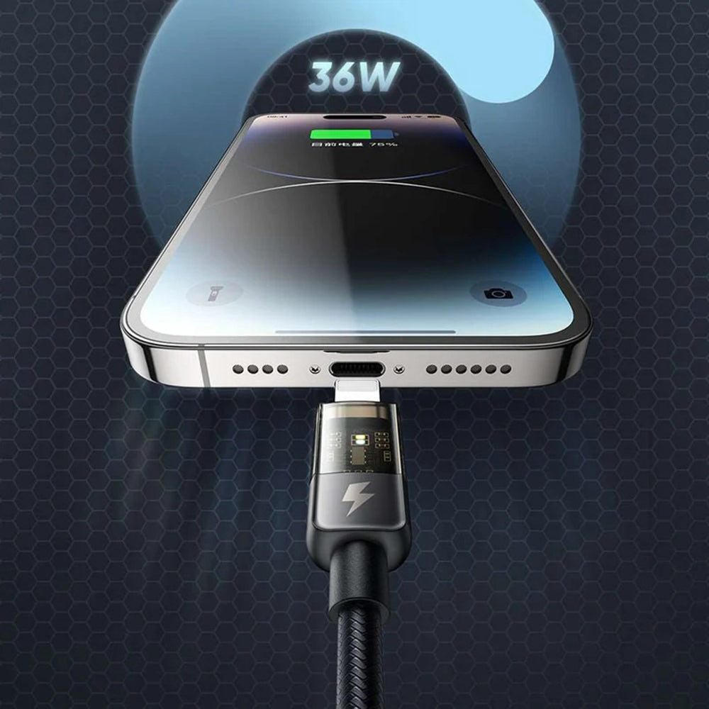 Daten- und Ladekabel USB-A - Lightning McDodo CA-3140 Auto Power Off, 18W, 1,2m, Schwarz