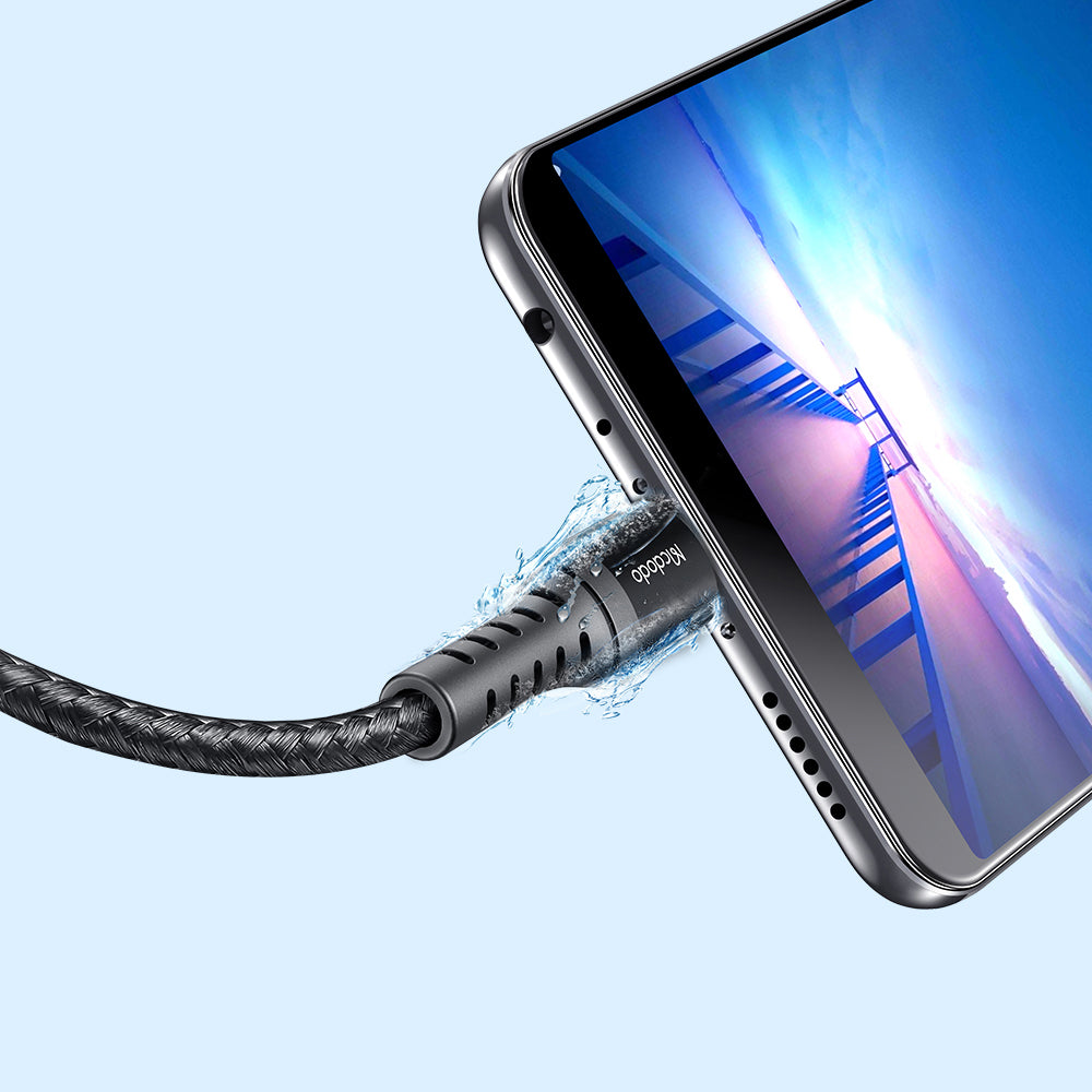Daten- und Ladekabel USB-A - microUSB McDodo CA-2281, 18W, 1m, Schwarz