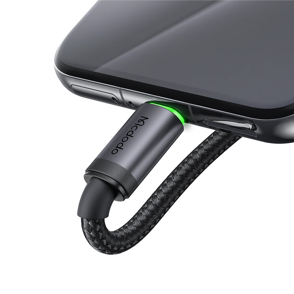 Daten- und Ladekabel USB-A - microUSB McDodo CA-3990, 18W, 1m, Schwarz