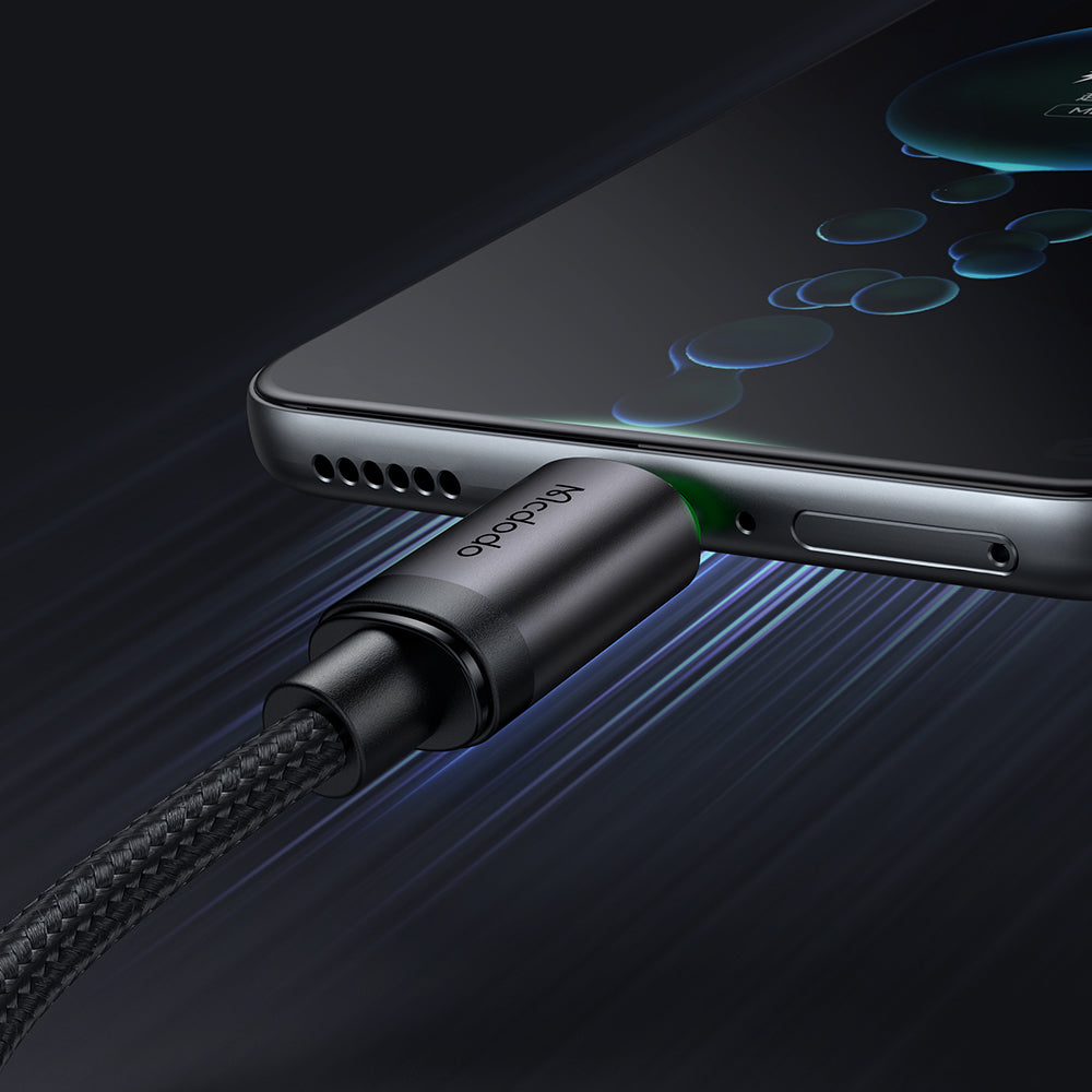 Daten- und Ladekabel USB-A - microUSB McDodo CA-3990, 18W, 1m, Schwarz