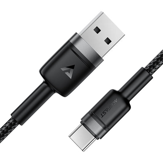 Daten- und Ladekabel USB-A - USB-C Acefast C22-04, 18W, 1,2m, Schwarz