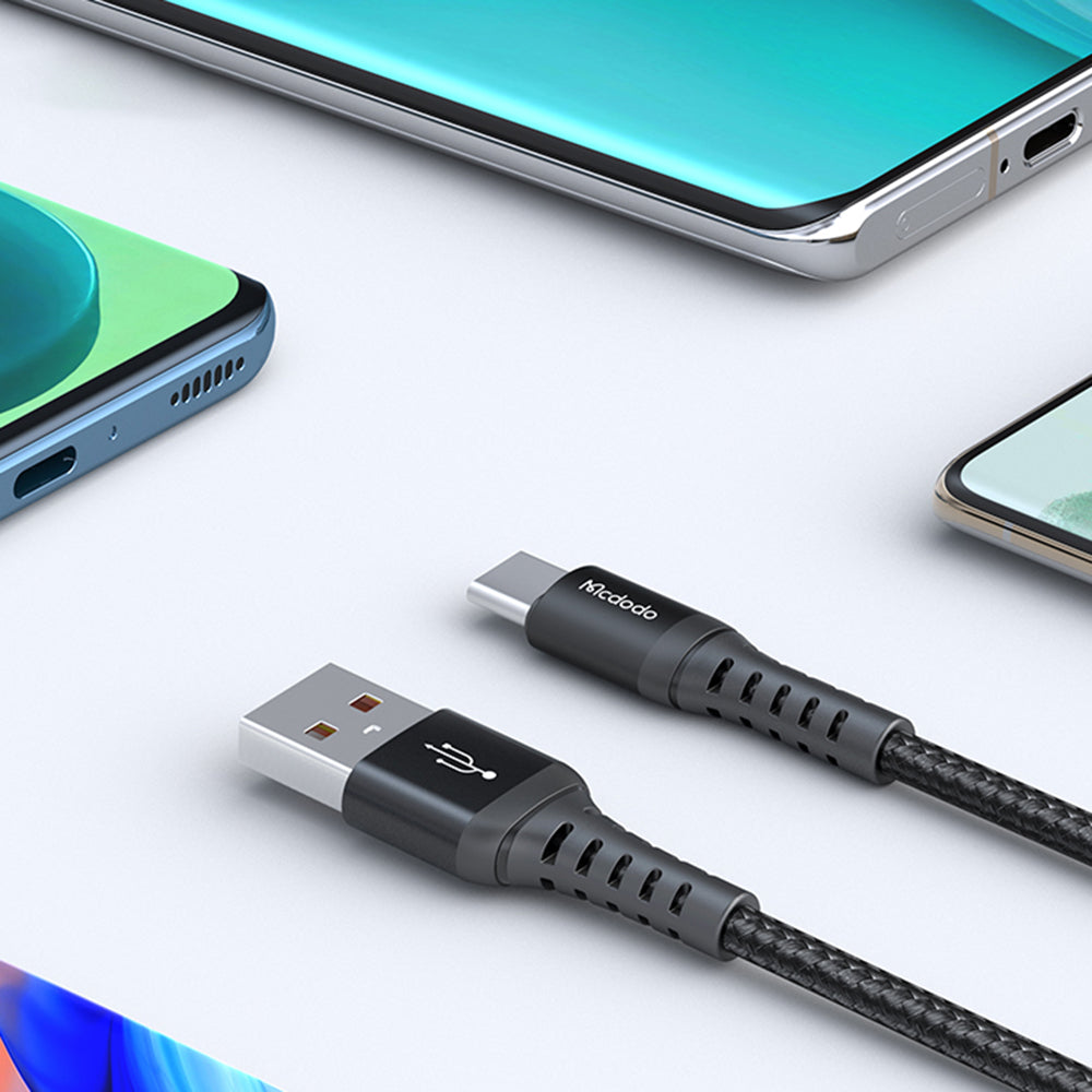 Daten- und Ladekabel USB-A - USB-C McDodo CA-2271, 18W, 1m, Schwarz