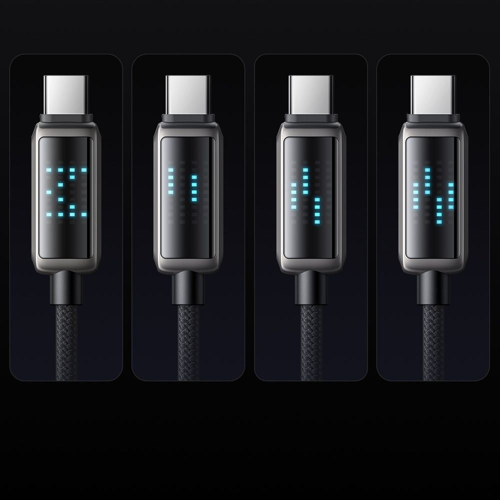 Daten- und Ladekabel USB-A - USB-C McDodo CA-2350 Display, 100W, 1.2m, Schwarz