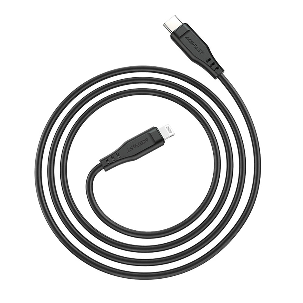 USB-C - Lightning Daten- und Ladekabel Acefast C3-01, 30W, 1.2m, Weiß
