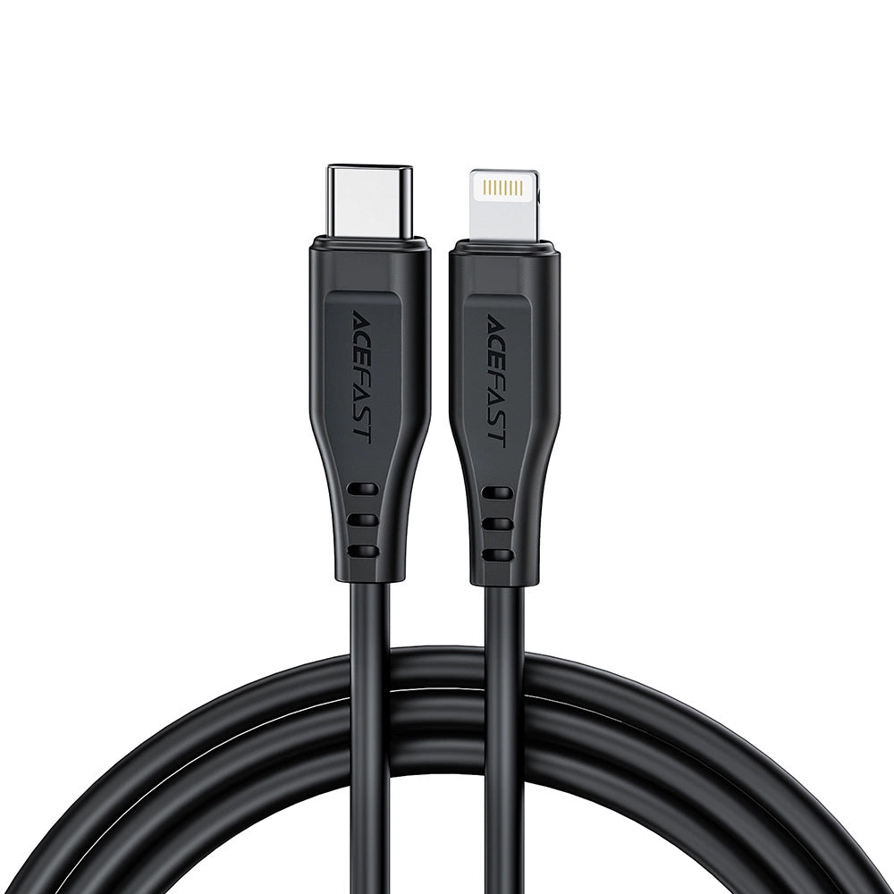 USB-C - Lightning Daten- und Ladekabel Acefast C3-01, 30W, 1.2m, Weiß