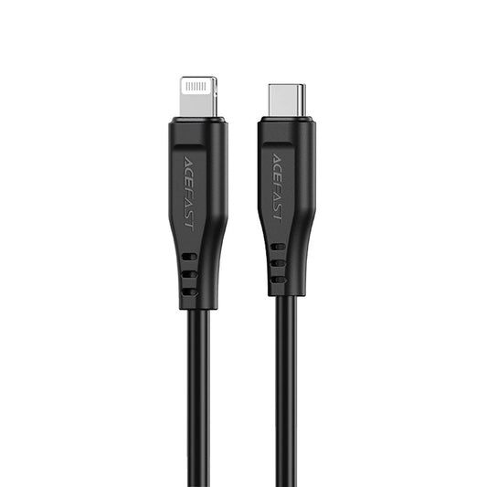 Daten- und Ladekabel USB-C - Lightning Acefast C3-01, 30W, 1.2m, Schwarz