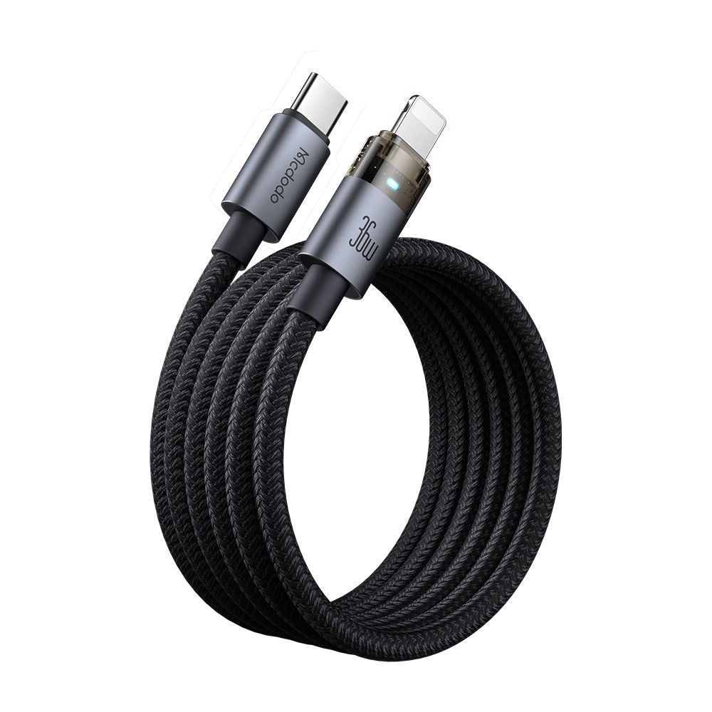 USB-C to Lightning Data and Charging Cable - McDodo CA-6940, 36W, 1.2m, Black