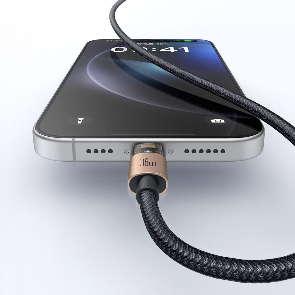 USB-C to Lightning Data and Charging Cable - McDodo CA-6941, 36W, 1.2m, Gold